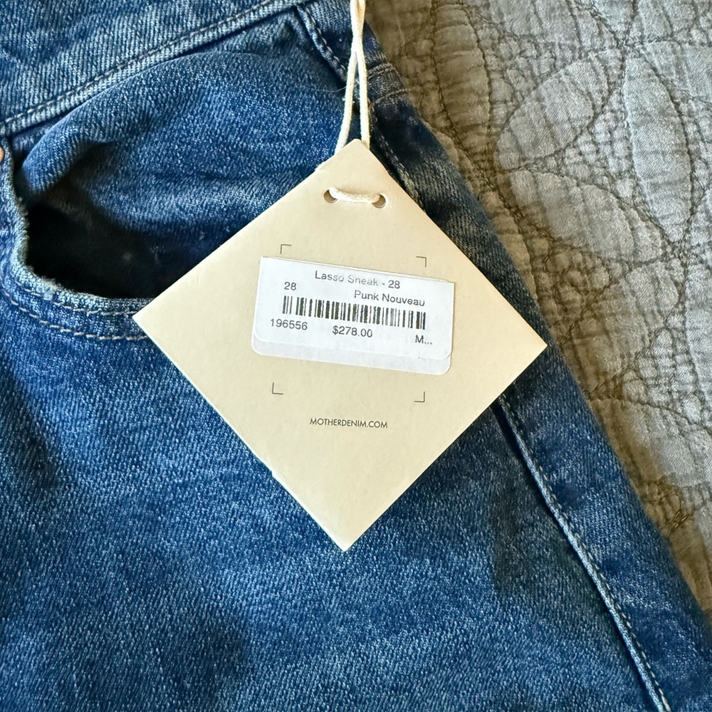 MOTHER The Lasso Sneak Jeans - Size 28 - NWT - Picture 6 of 8